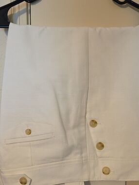 LOFT white Flat-Front Women's Pants